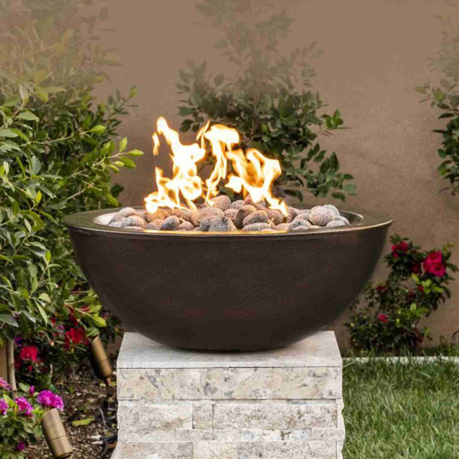 The Outdoor Plus 60 Sedona Concrete Gas Fire Pit