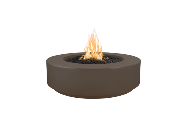 The Outdoor Plus 42 Florence Concrete Fire Pit / 12 Tall