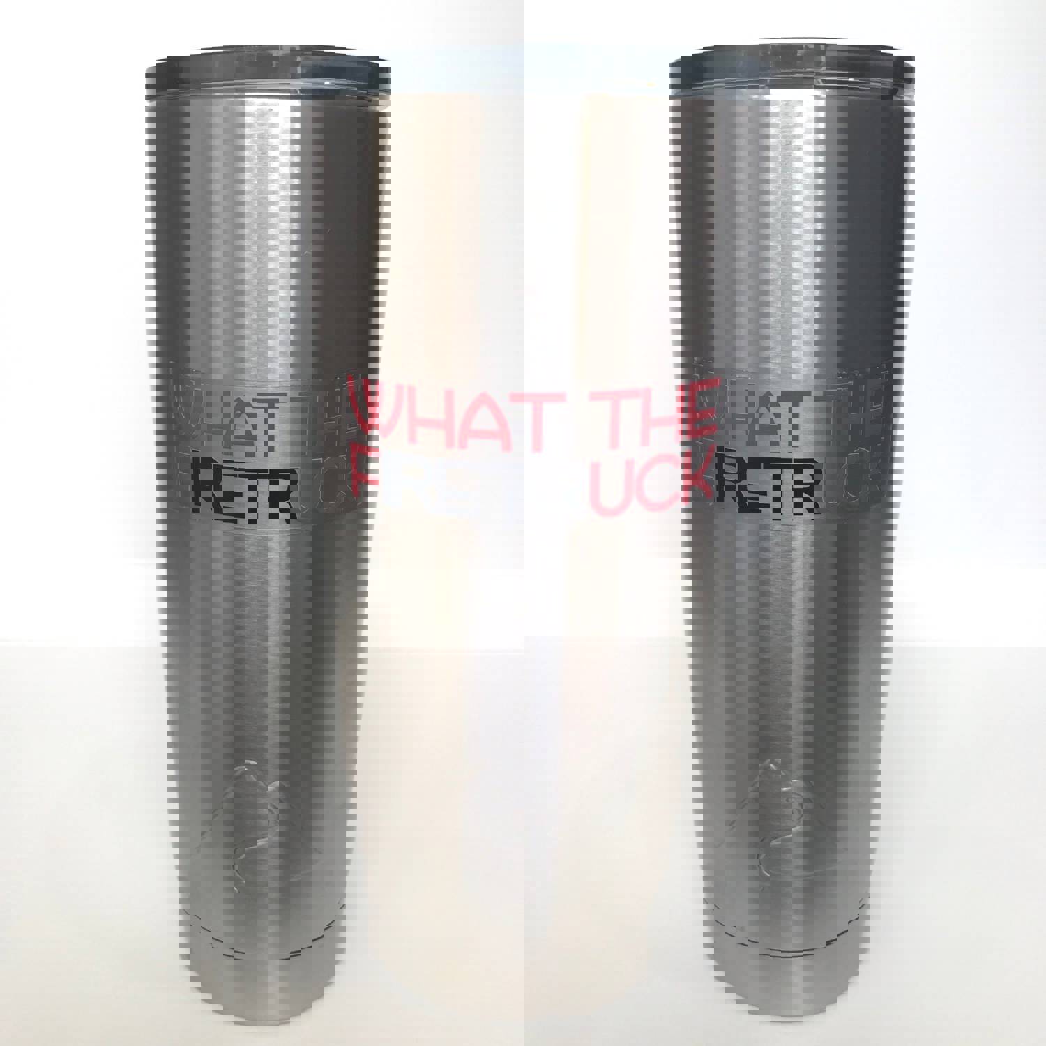 What the Firetruck Clear Sticker - Family Friendly Humor