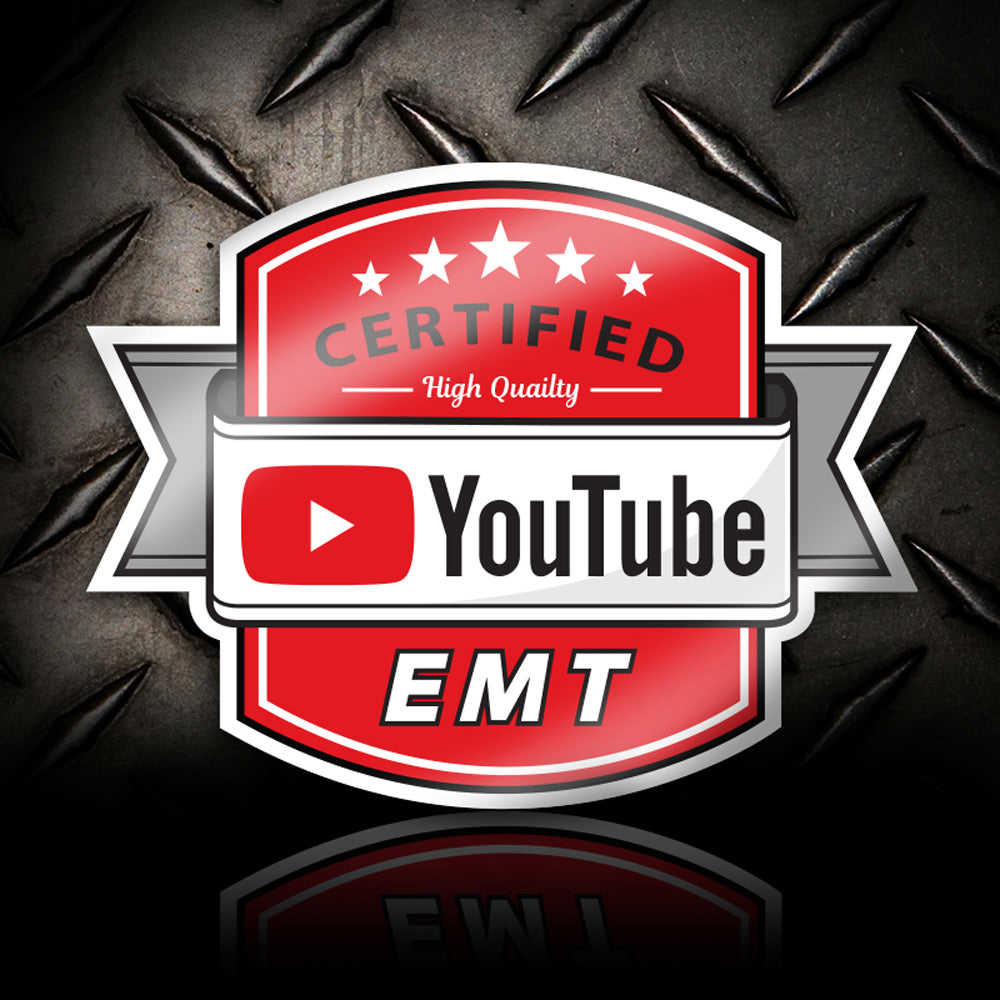 YouTube Certified EMT / Medic Sticker Decal