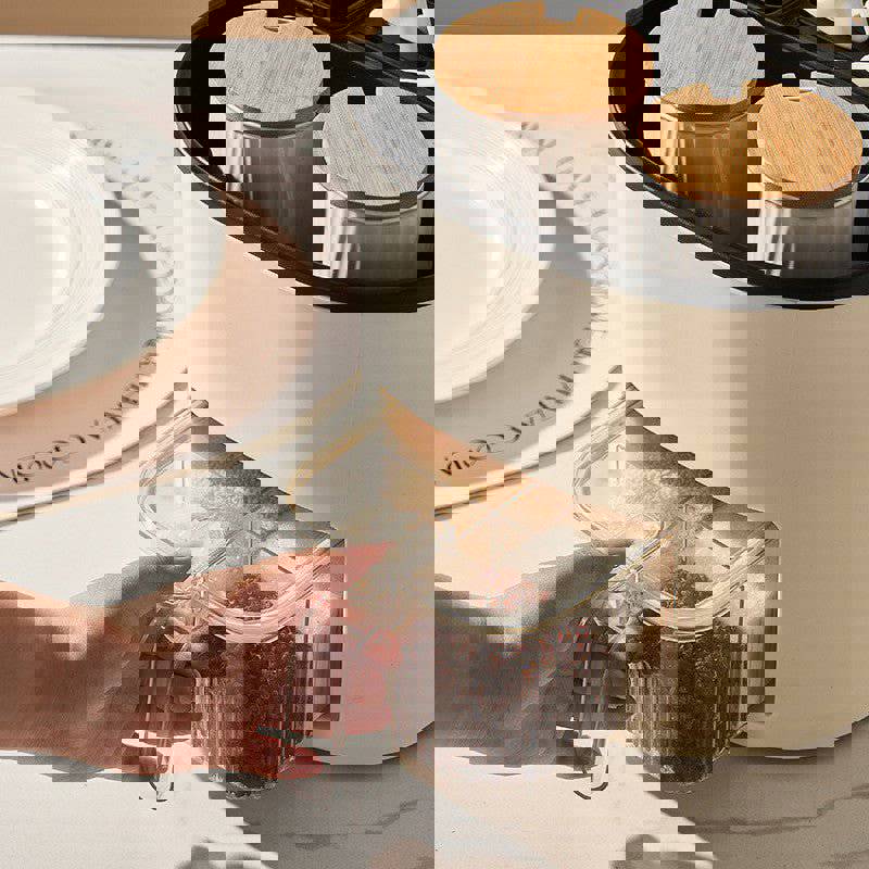 360° Rotating Multifunctional Kitchen Storage Holder for Cutlery and Spices