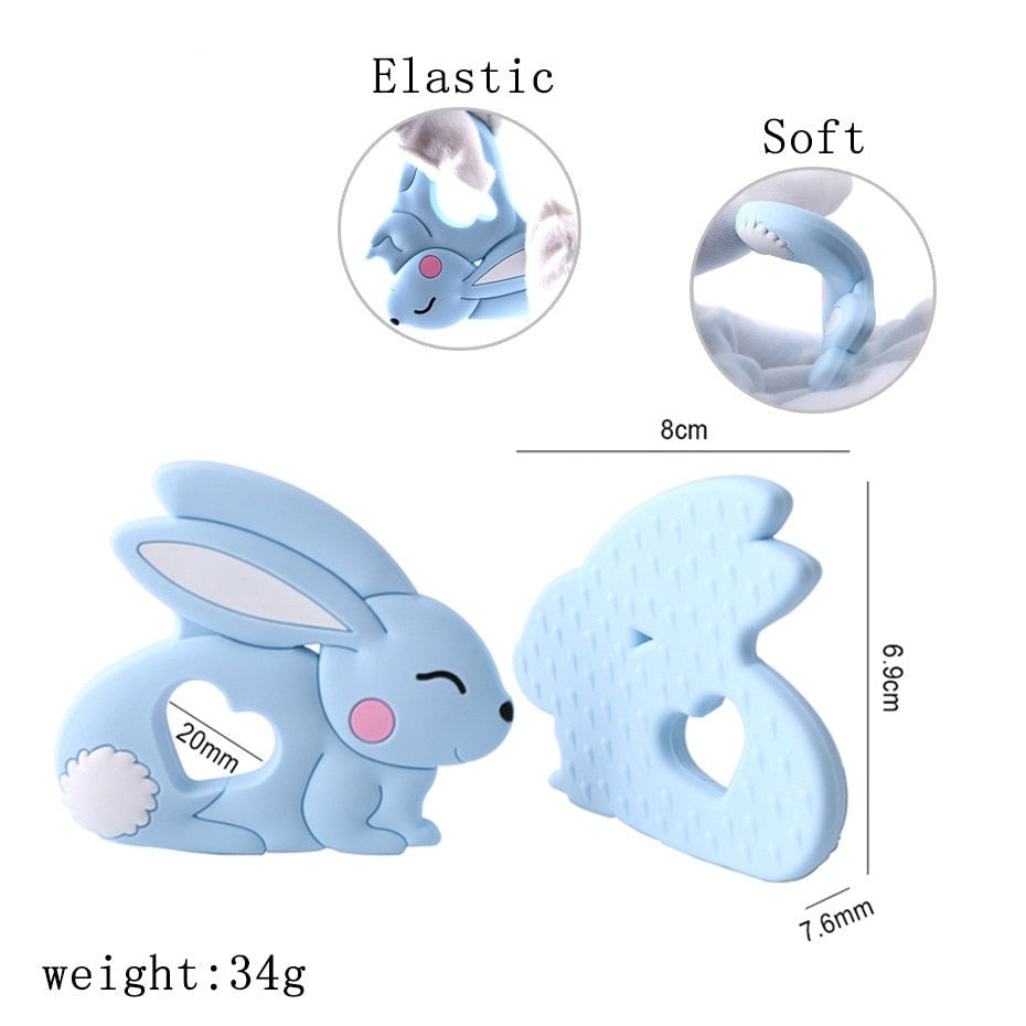 1PCS Baby Silicone Cartoon Pattern Teether Toy