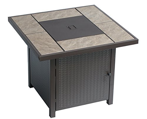 BALI OUTDOORS 32-inch 50,000 BTU Propane Gas Fire Pit Table