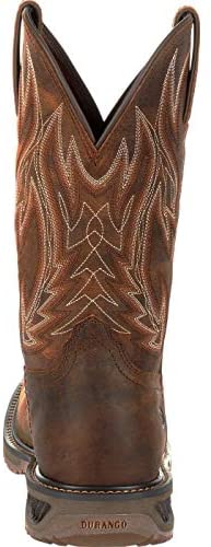 Durango Workhorse Western Work Boot - Size 10(W) - Men's Brown Leather Boot