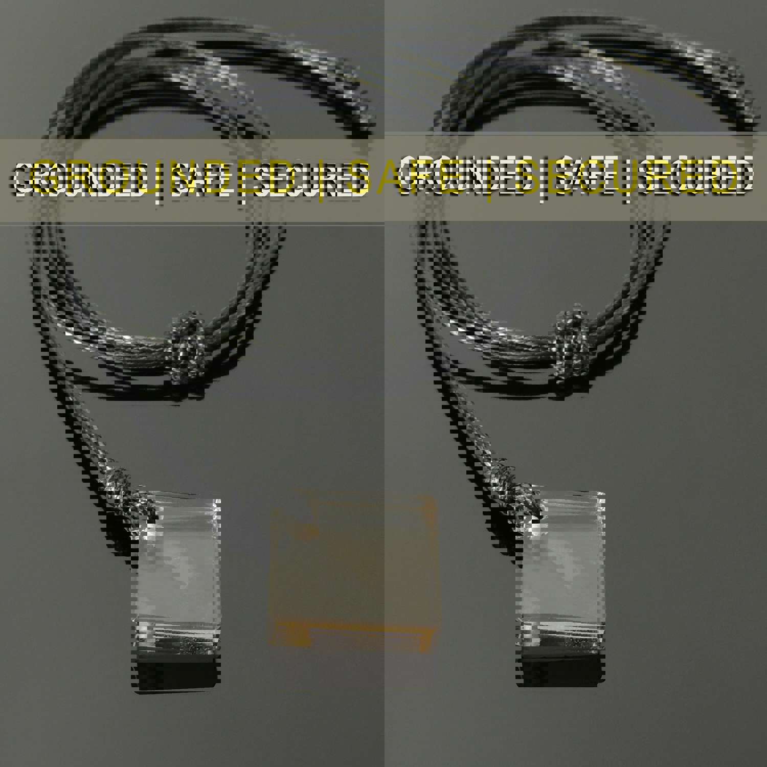 Handmade Smoky Quartz Diamond Pendant Necklace - Root Chakra Healing Adjustable Rope Jewelry