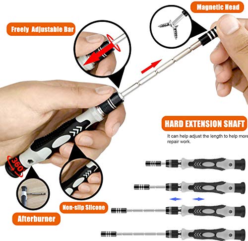 Precision Screwdriver Set Magnetic - Mini 124 in1 Professional Screwdriver Tools Set for Electronics Repair