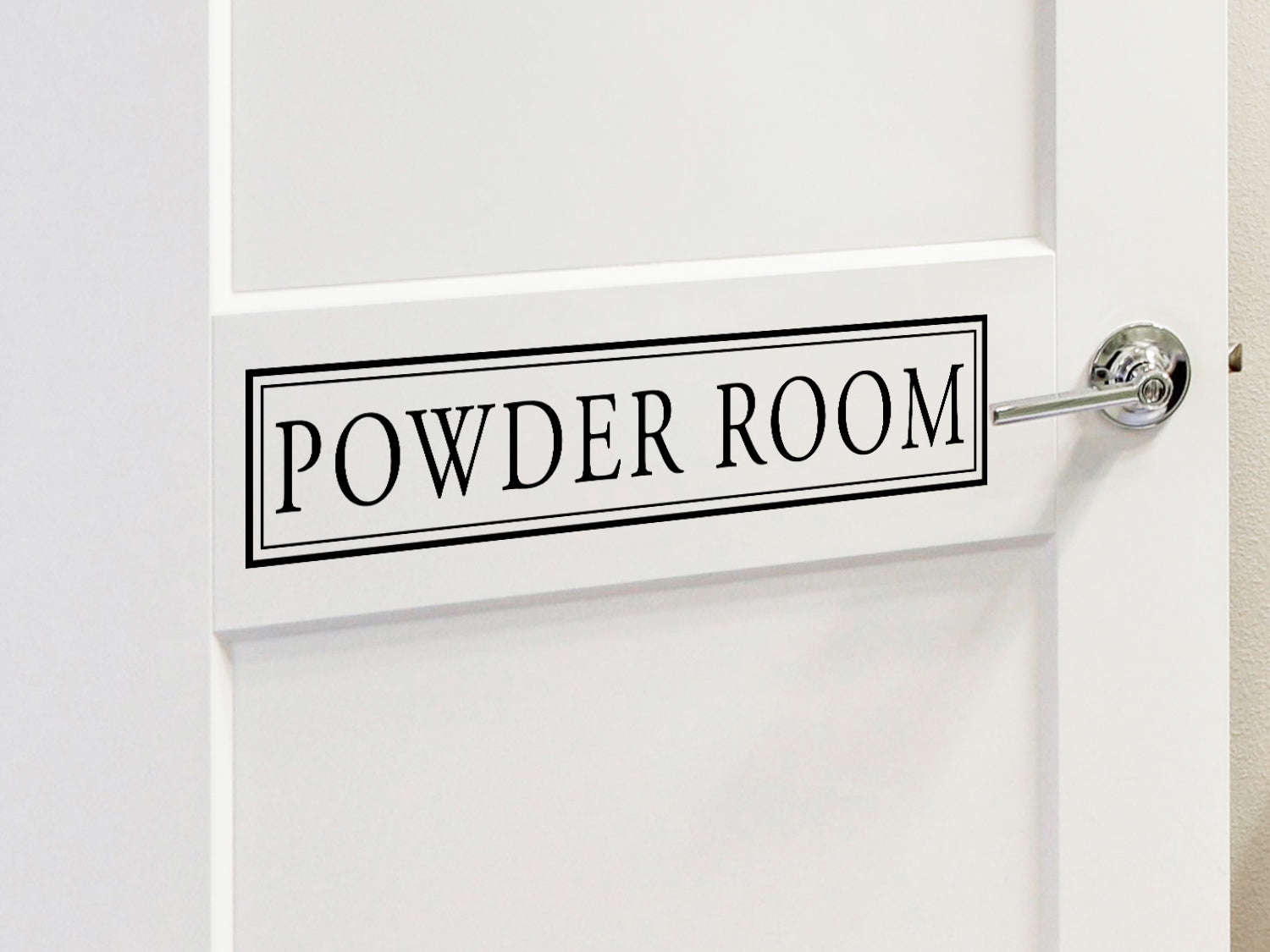 Powder Room | Bathroom Wall Decal