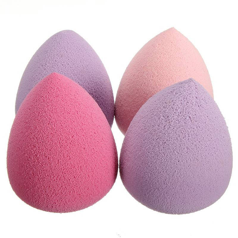 4pcs Makeup Foundation Sponge Blender - Smooth Beauty Cosmetic Puff Powder Tool