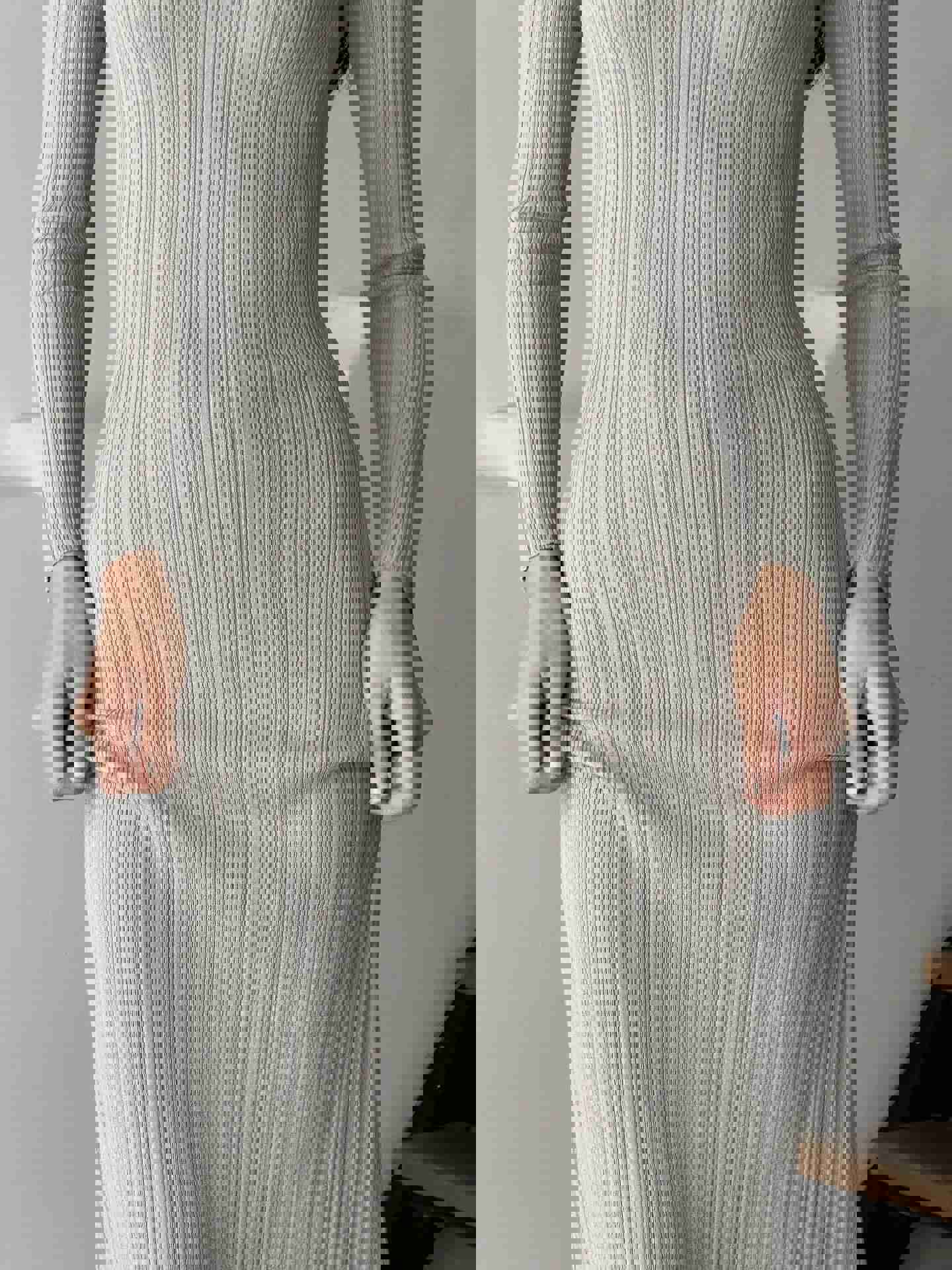 Autumn Long Sleeve Knitted Maxi Dress for Women - Elegant, Sexy Bodycon Party Dress