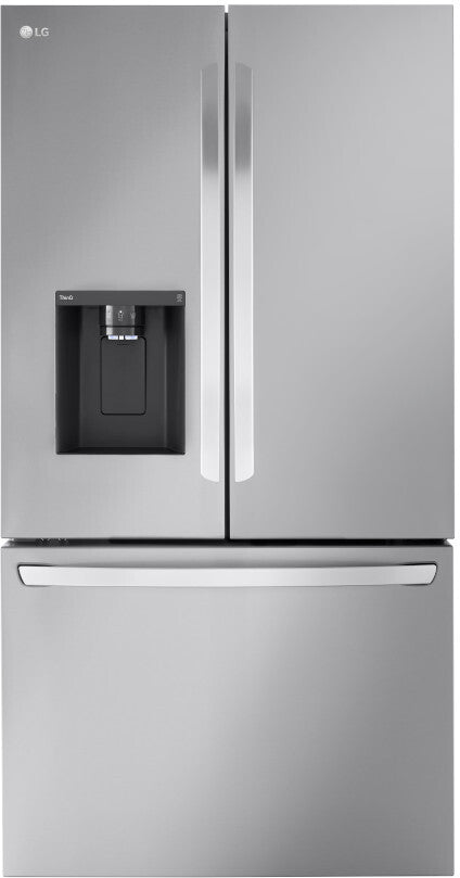 LG LRFXC2606S 36 Inch Counter-Depth MAX™ Smart French Door Refrigerator