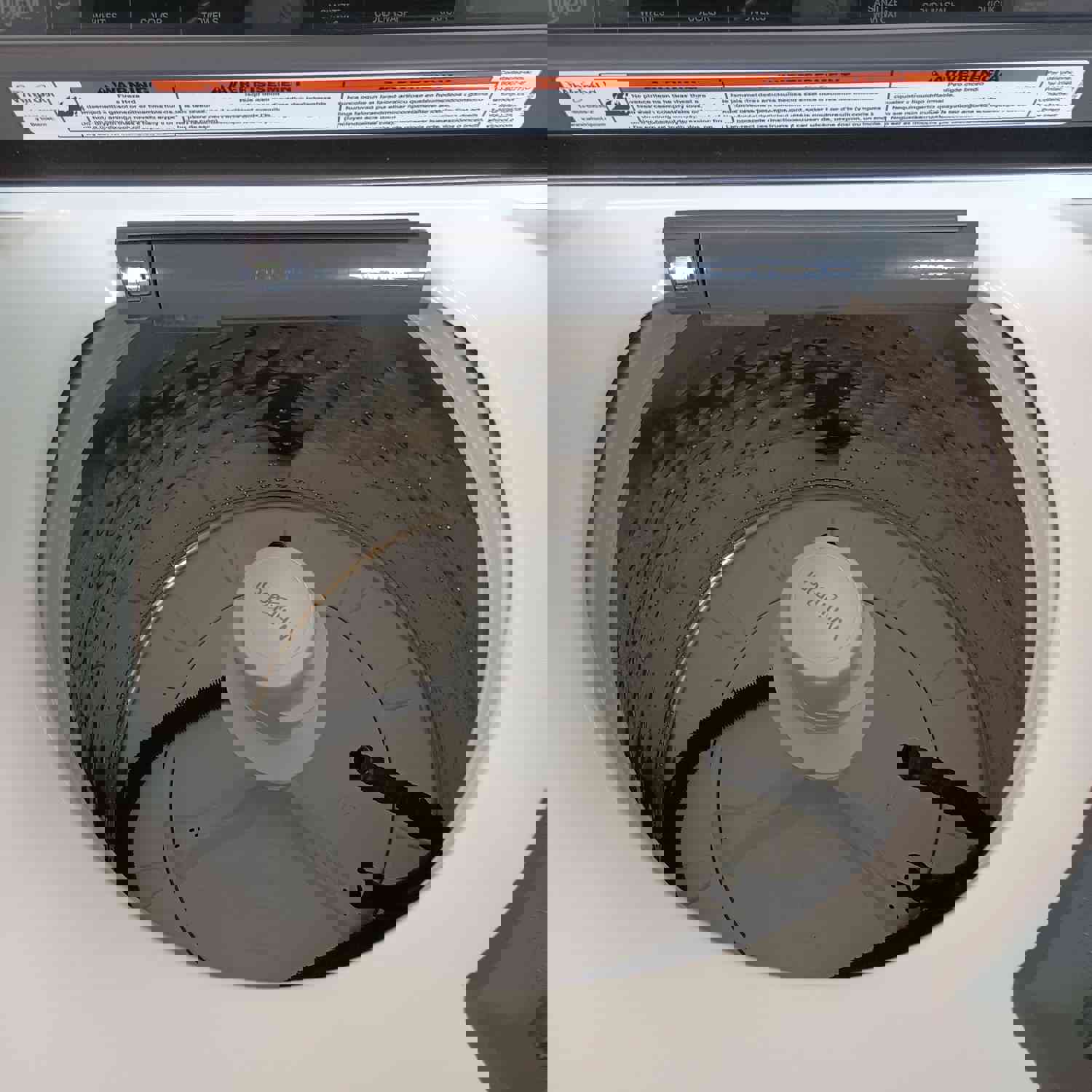 Whirlpool 4.8 cuft Top-load Washer (used) and 7.4 cuft Dryer (new)
