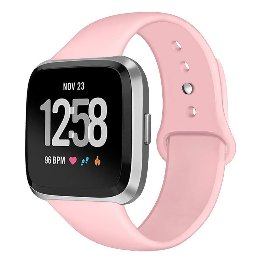 Kmasic Sport Band for Fitbit Versa/Versa 2/Versa Lite - Soft Silicone Strap Replacement