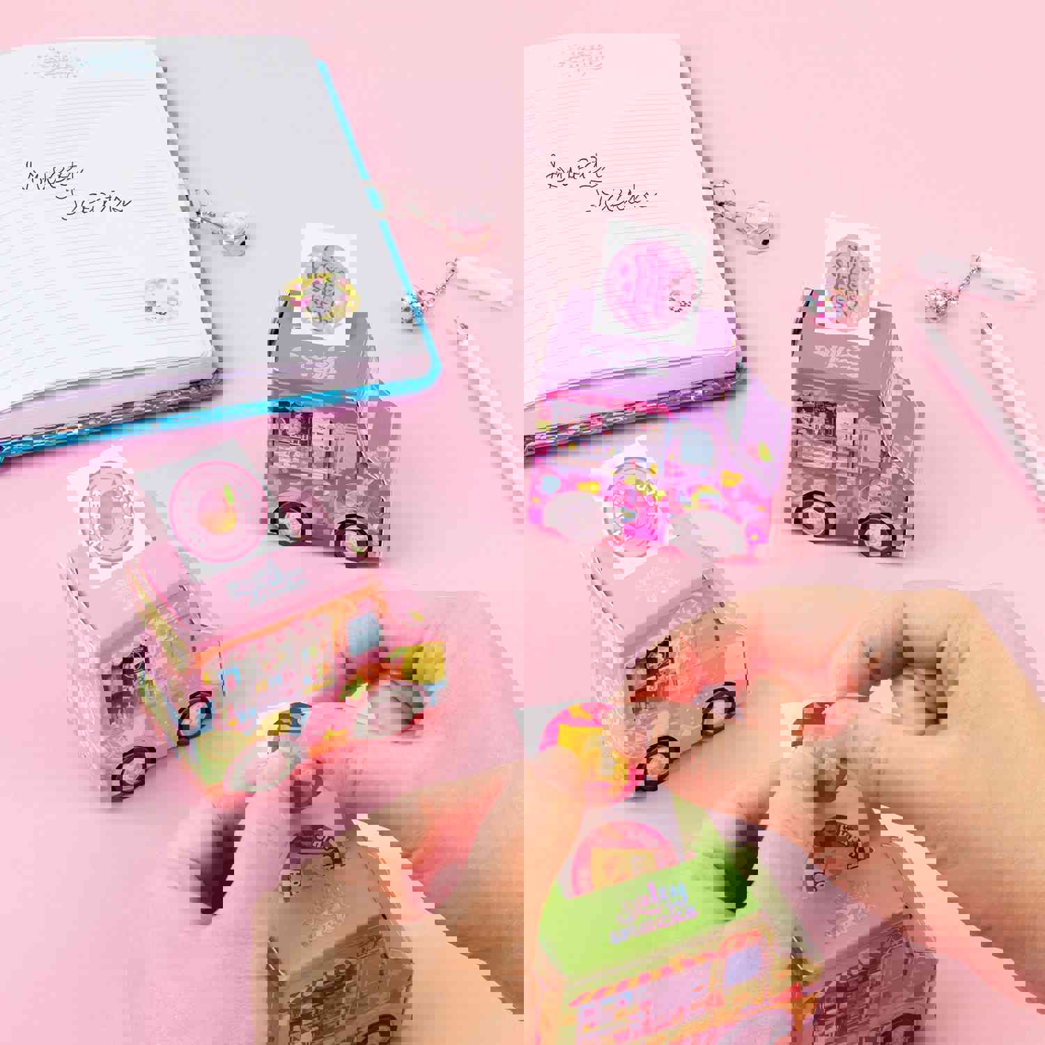 Food Truck Festival Scented Sticker Set - 75 Adorable Stickers