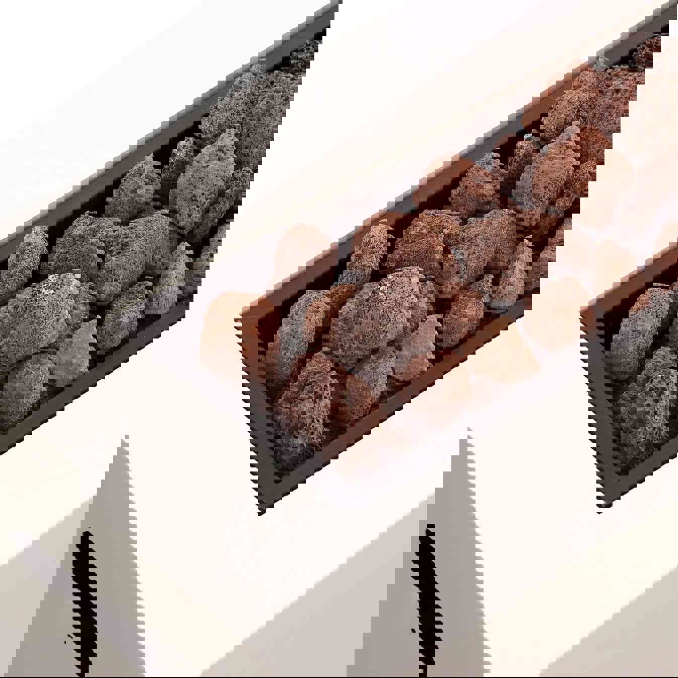 Gas Steel 48 Rectangular Fire Pit - Cream