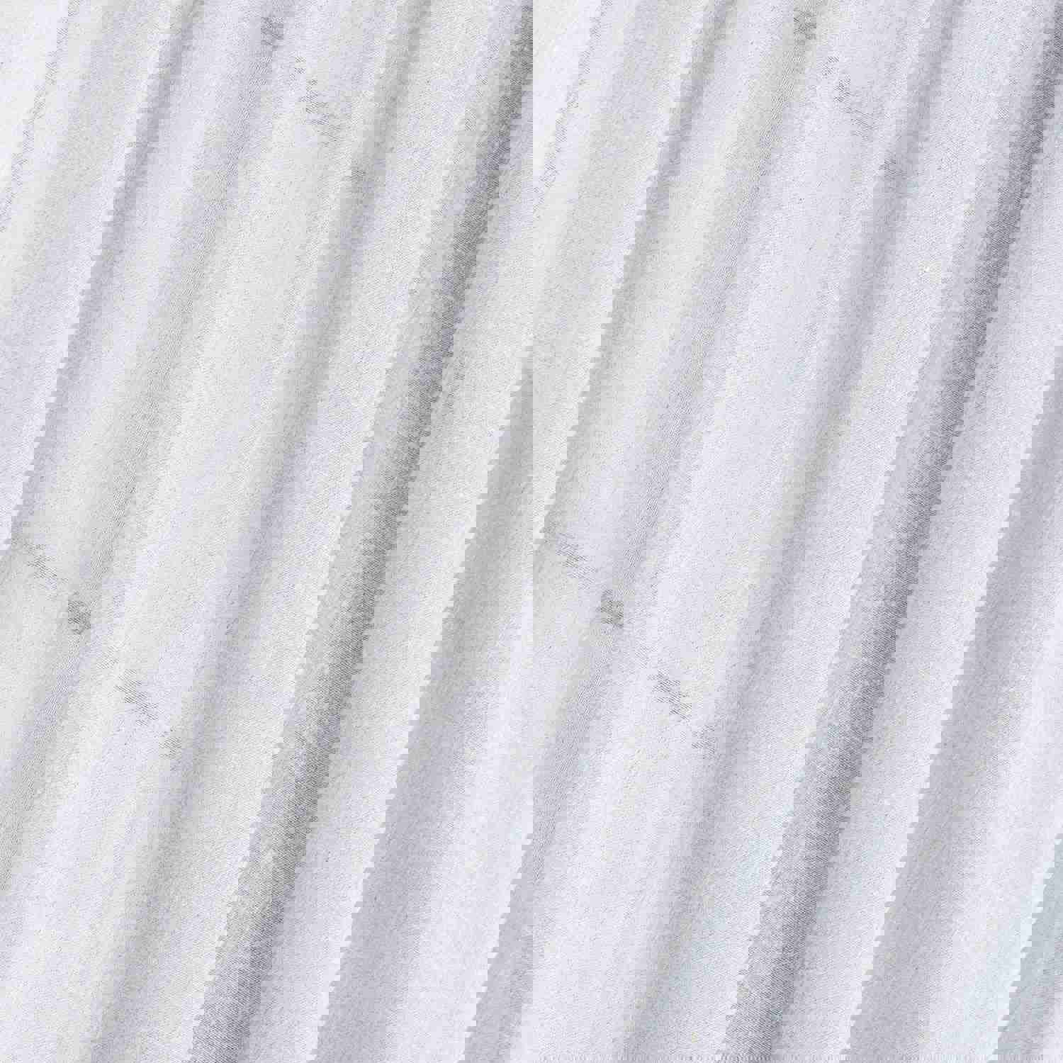 Custom Pencil Pleated Linen Sheer Curtain - 8 Color Options, Adjustable Drapery for Bedroom & Living Room