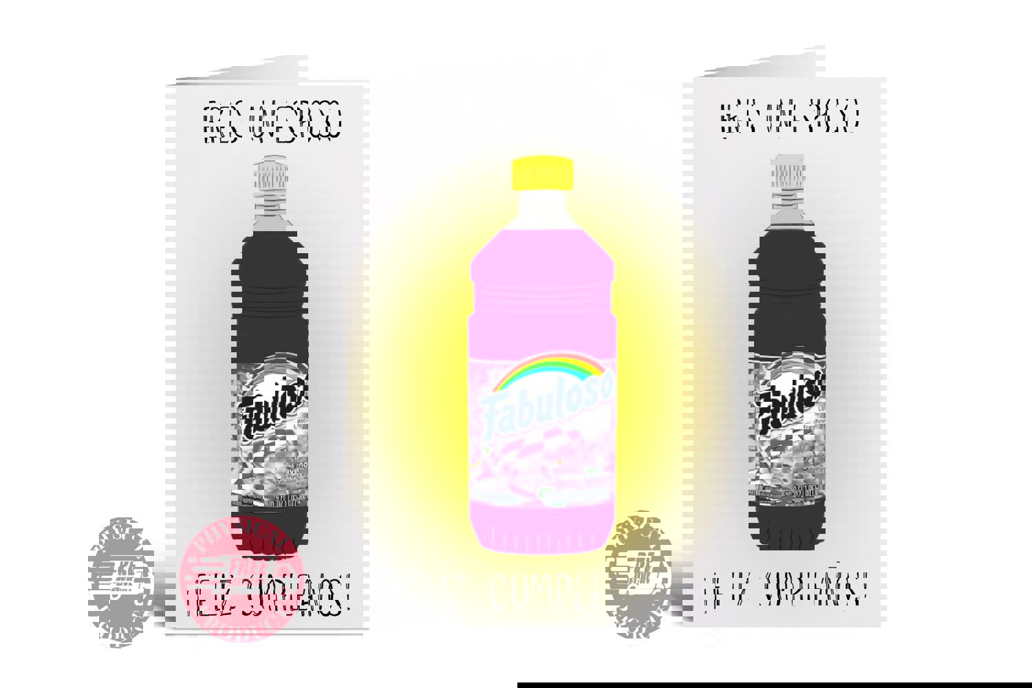 Birthday Party Decorations Gifts And Cards - Fabuloso - Funny Greeting Card In Spanish For A Husband - Party Supplies