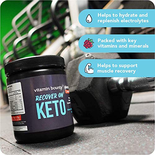 Keto Electrolytes Drink Mix - Tropical Orange Guava Flavor, Sugar Free, 0 Net Carbs