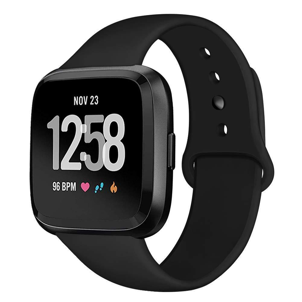 Kmasic Sport Band for Fitbit Versa/Versa 2/Versa Lite - Soft Silicone Strap Replacement