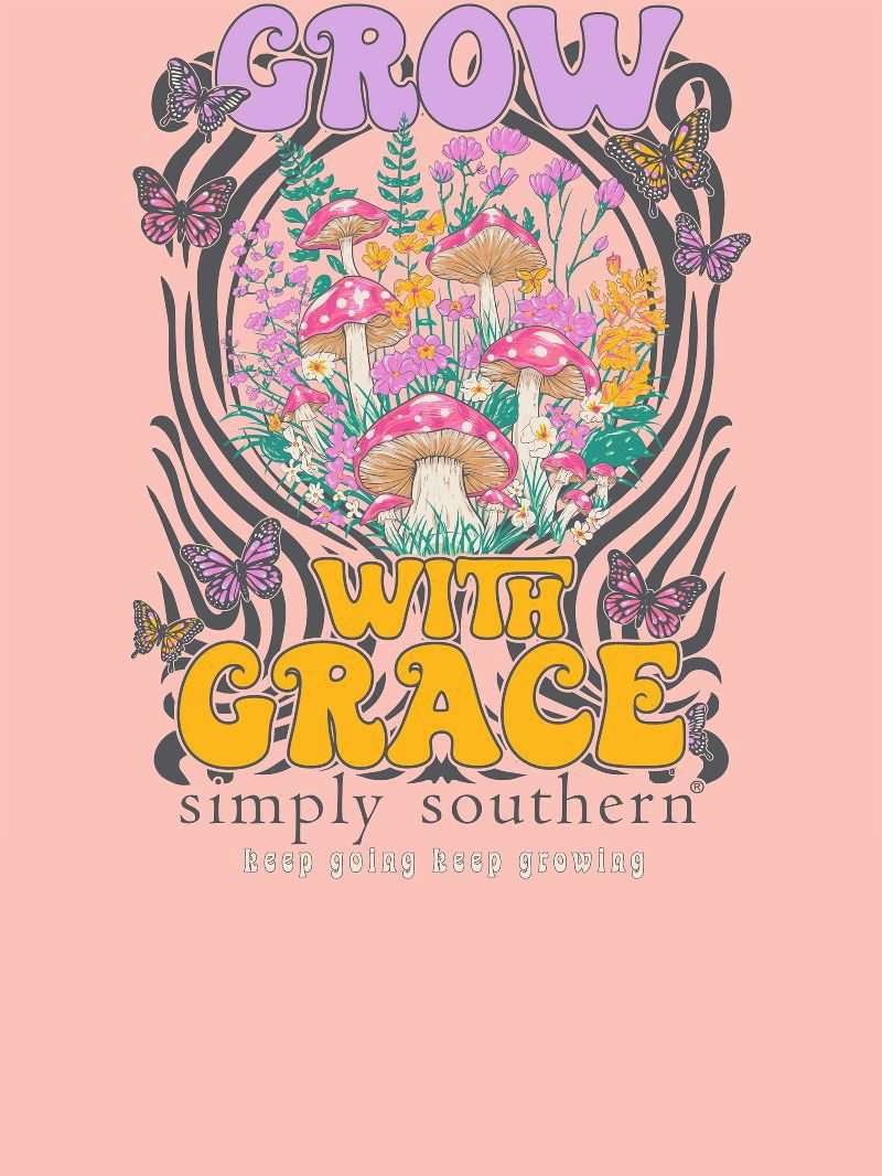 Simply Southern Grow with Grace Mushroom, Flower, and Butterfly Hoodie