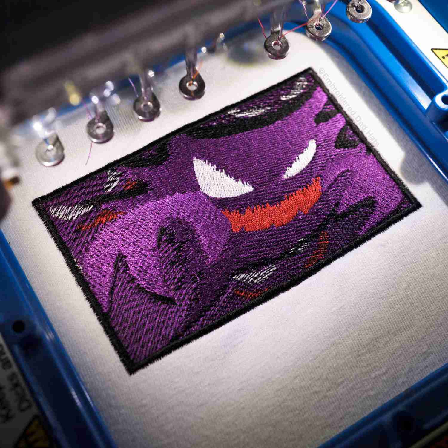 Haunter Ghost Type Embroidered Hoodie - Vintage Look & Sustainable Cotton