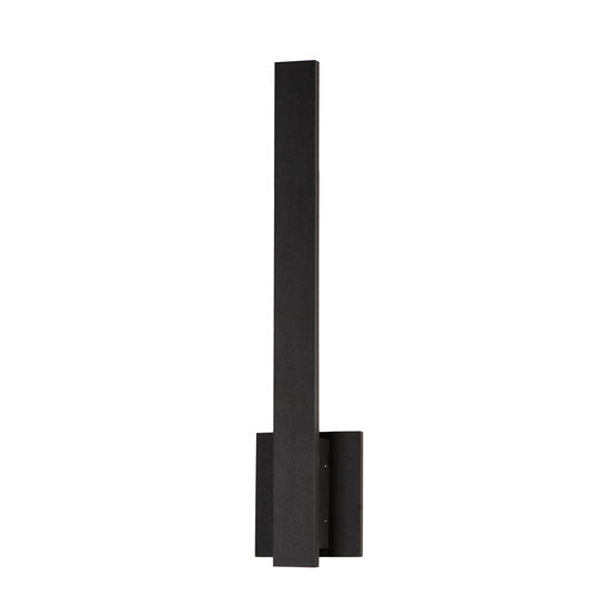 18 Alumilux LED Outdoor Wall Sconce, 900 Lumens, 9W, 3000K CCT, 120V, Black or Architectural Bronze Finish