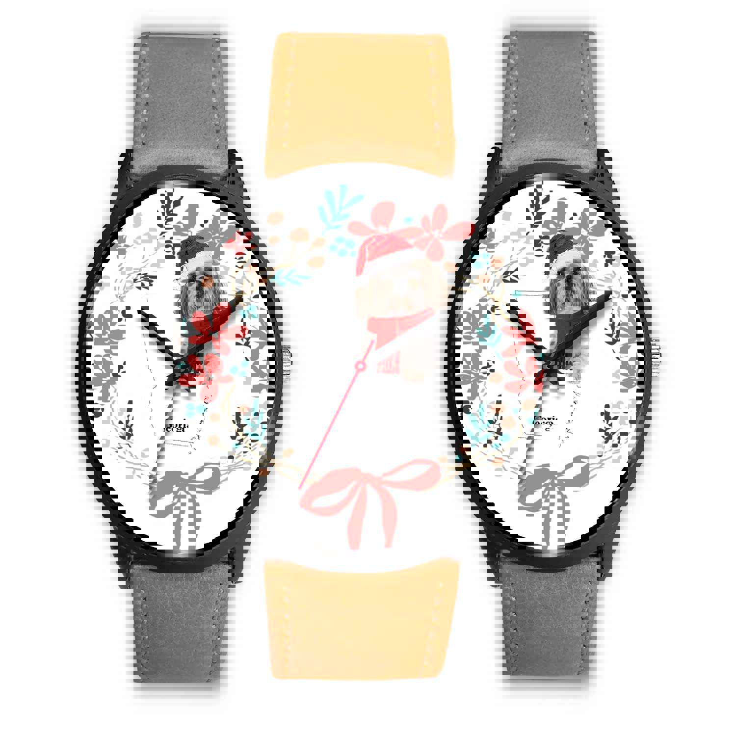 Shih Tzu Georgia Christmas Special Wrist Watch