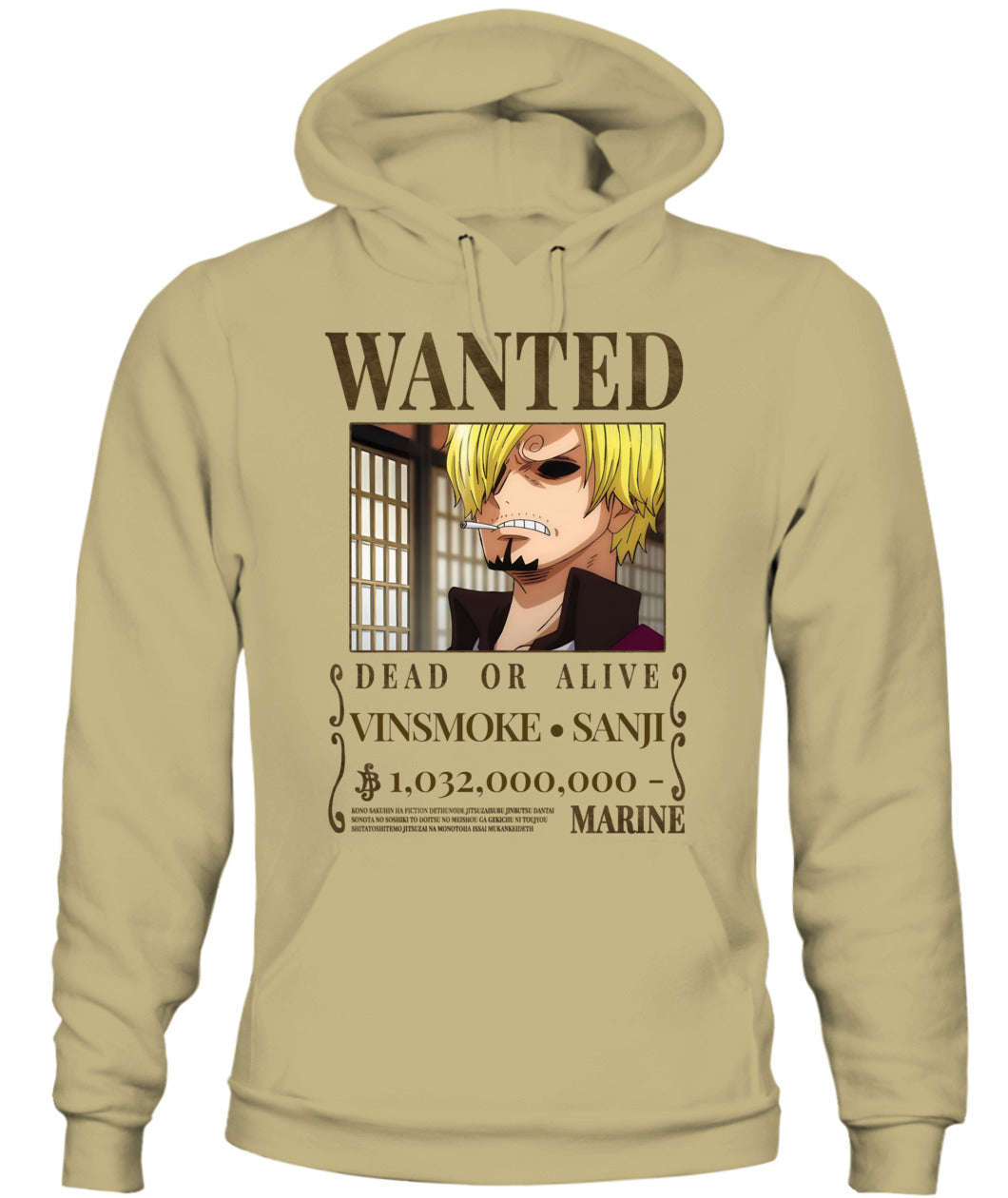 Sanji Wanted Custom Graphic Apparel - Unisex Classic Fit T-Shirt