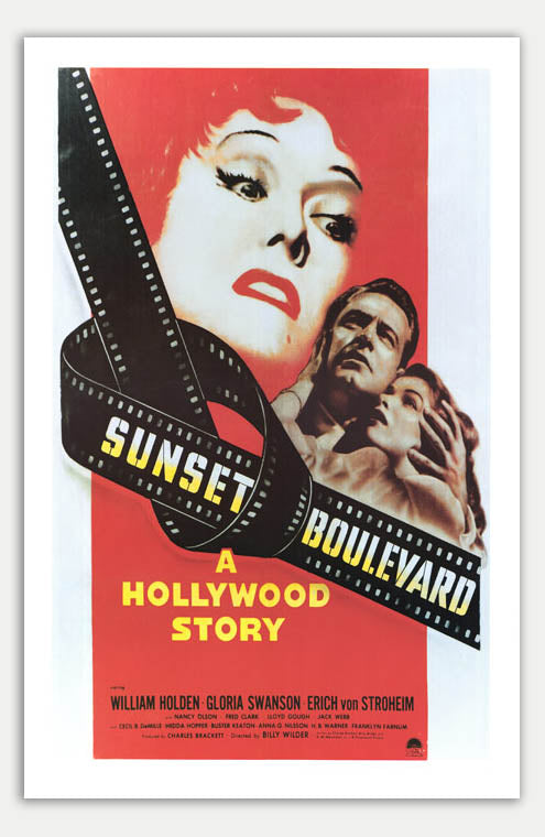 Sunset Boulevard - 11 x 17 Movie Poster (1950, Drama/Film-Noir)