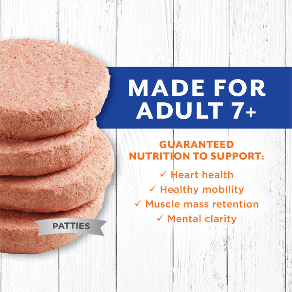 Instinct Raw Longevity Senior Frozen Chicken Patties Dog Food, 6-lb Bag