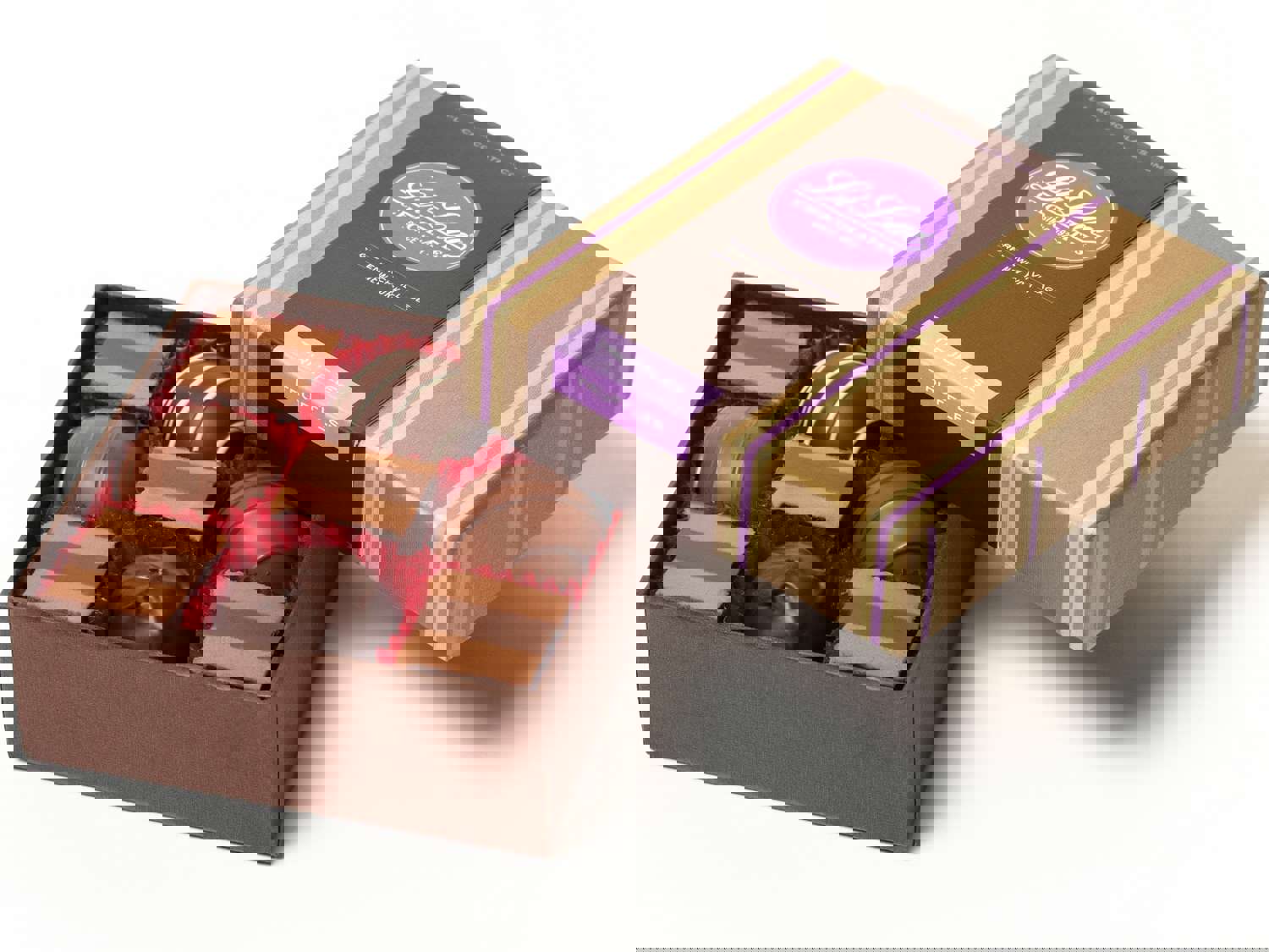 9 pc. Truffle Gift Box - Premium Chocolate Truffles & Hazelnut Squares