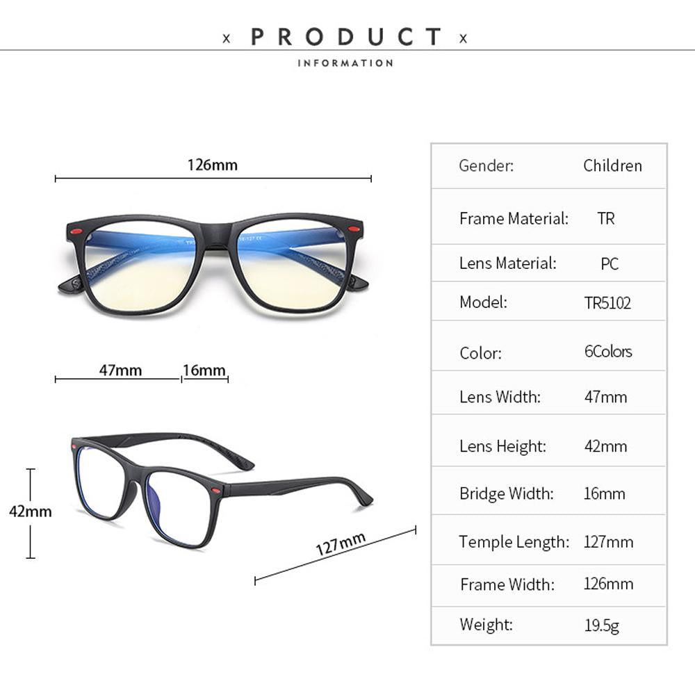Cutie - Blue Light Blocking Computer Reading Gaming Glasses for Kids (Age 7-12)