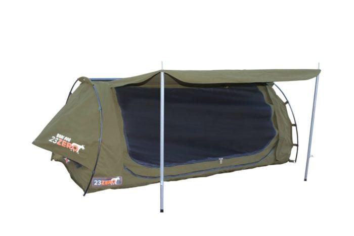 23ZERO Dual Swag Tent 1100 - Spacious Dome Style Swag with Star Gazing Design