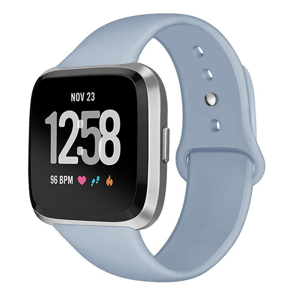 Kmasic Sport Band for Fitbit Versa/Versa 2/Versa Lite - Soft Silicone Strap Replacement