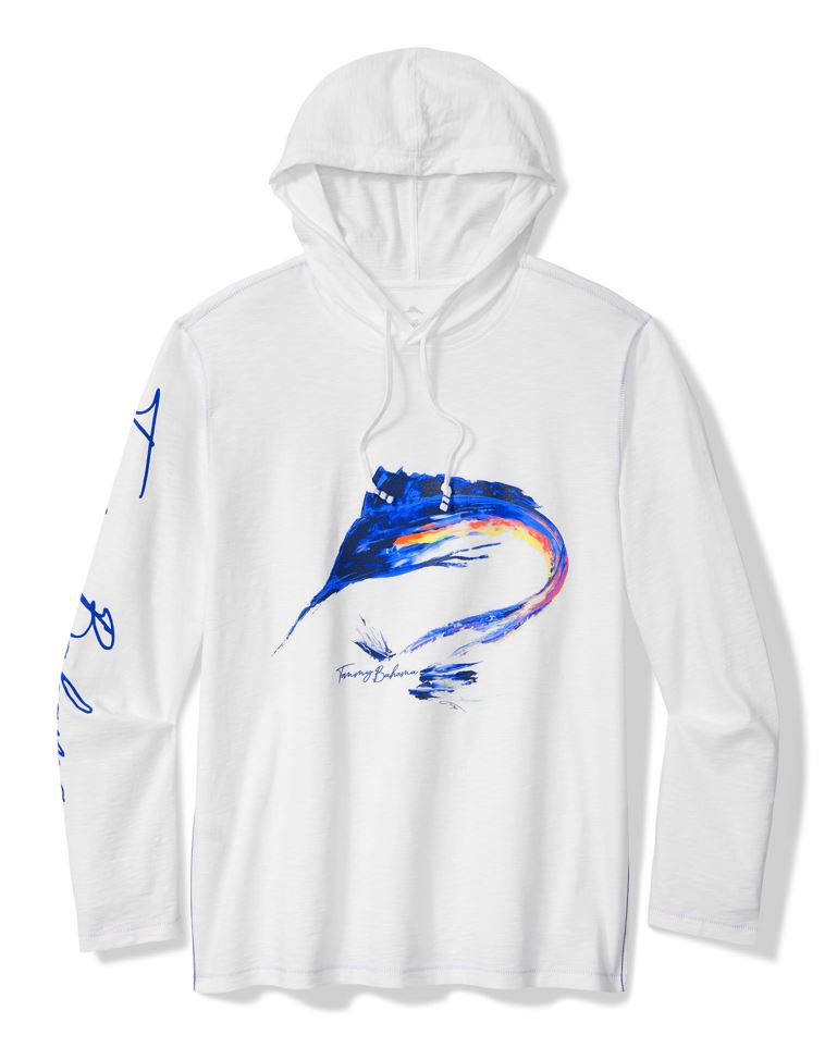 Tommy Bahama Men's Marlin Splash Pullover Hoodie