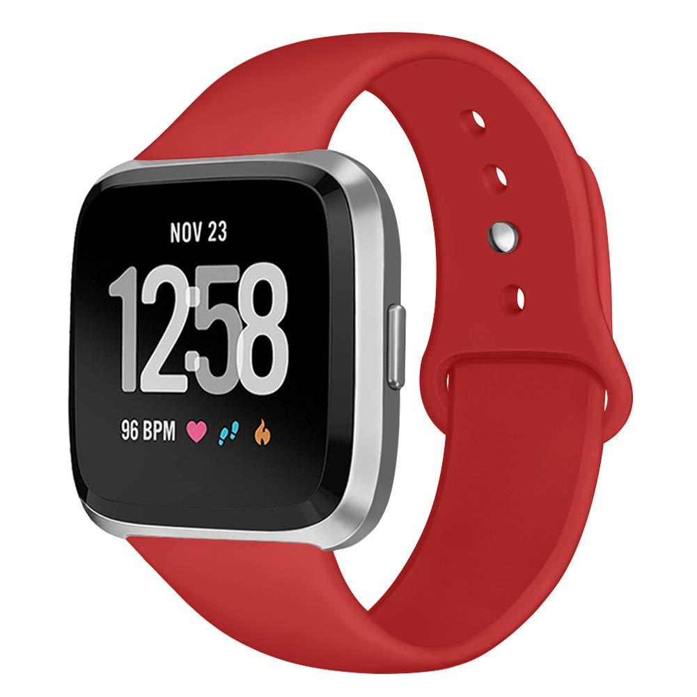 Kmasic Sport Band for Fitbit Versa/Versa 2/Versa Lite - Soft Silicone Strap Replacement