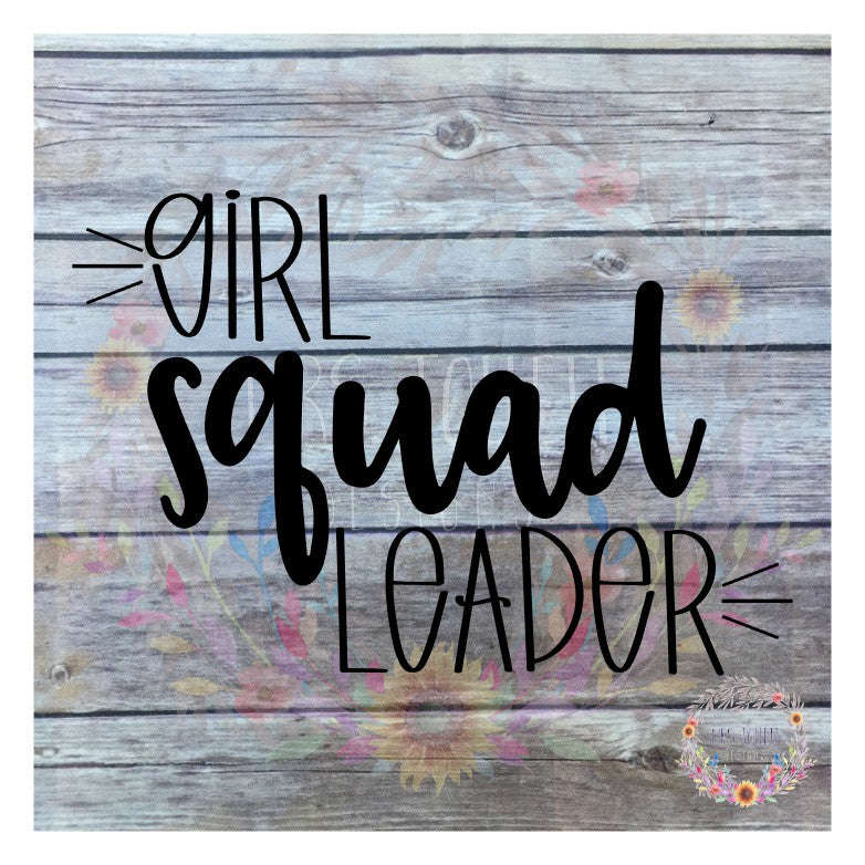 Girl Squad Leader Car Decal for Moms