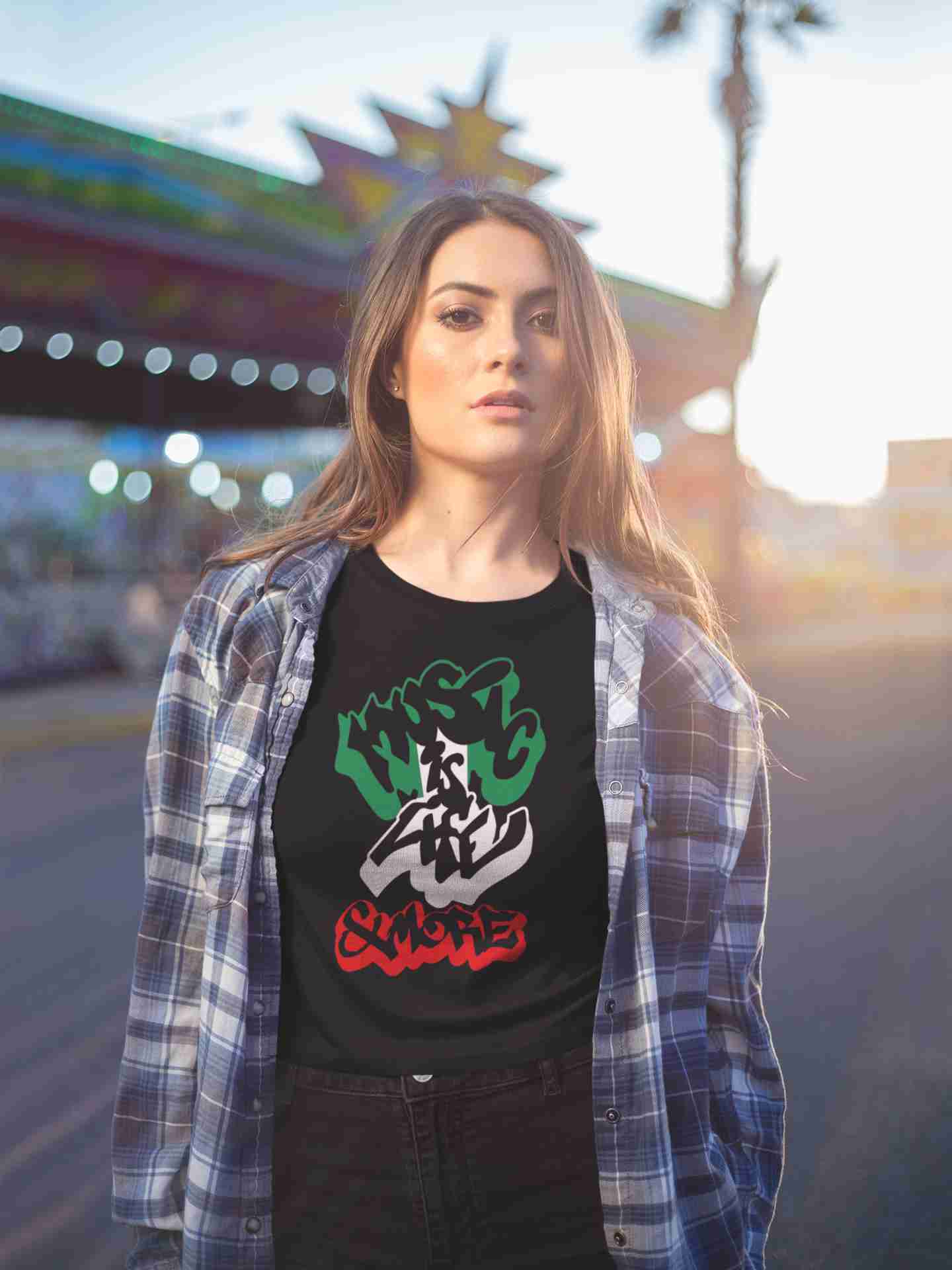 Special Italian Edition of Music Is Life Logo Tee By Will NMore