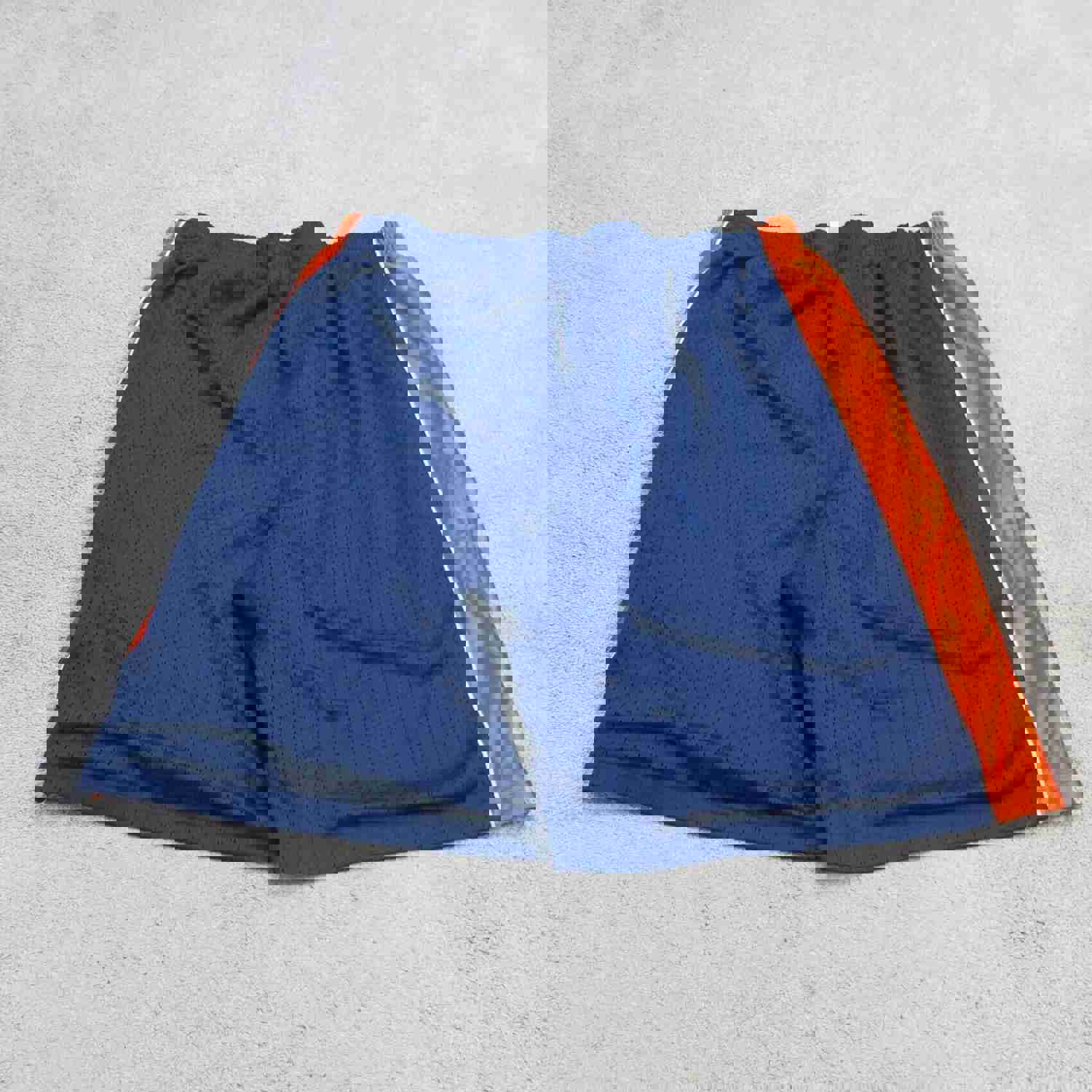 Adidas Men's 2XL Blue Mesh Athletic Shorts with Elastic Waist & Climalite Technology