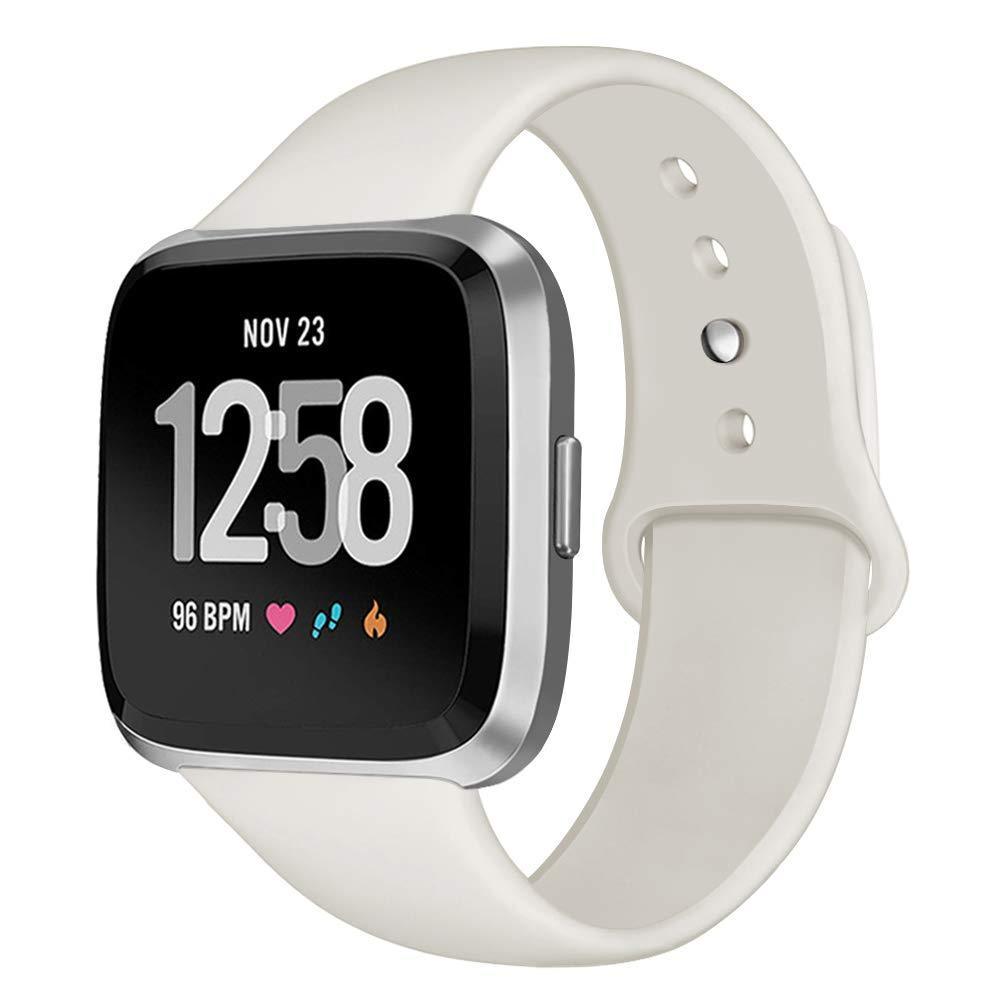 Kmasic Sport Band for Fitbit Versa/Versa 2/Versa Lite - Soft Silicone Strap Replacement