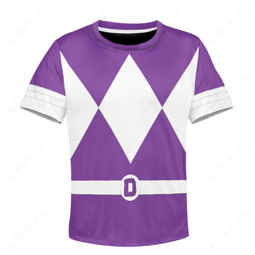 Teenage Mutant Ninja Rangers Donatello Purple Ranger Custom Kid Apparel