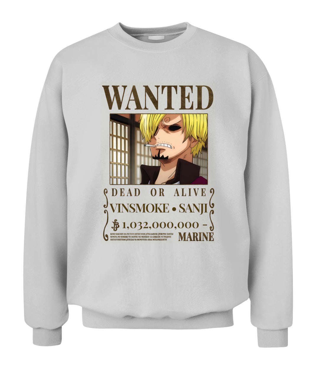 Sanji Wanted Custom Graphic Apparel - Unisex Classic Fit T-Shirt