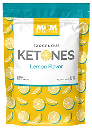 Exogenous Ketones Powder and BHB (Lemon) - Fast Acting Ketosis Drink Mix by MCM Nutrition