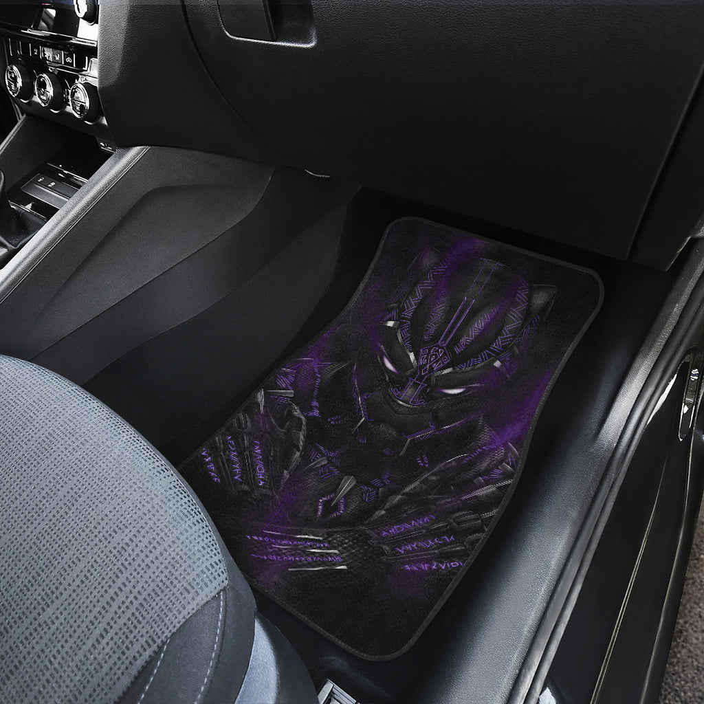 Black Panther Car Floor Mats - Custom Printed Waterproof Car Accessories