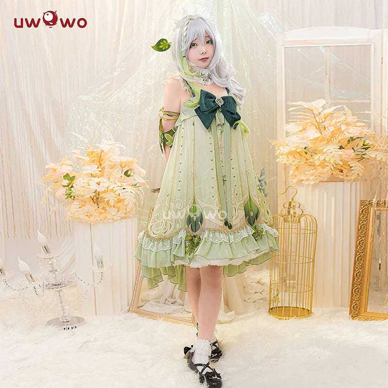 UWOWO Nahida Cosplay Maid Dress - Genshin Impact Fanart Costume