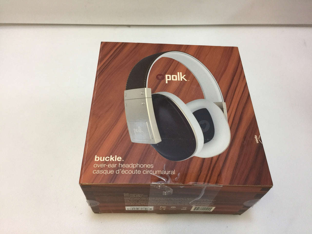 Polk Audio Buckle Brown Headphones with 3-Button Control and Microphone