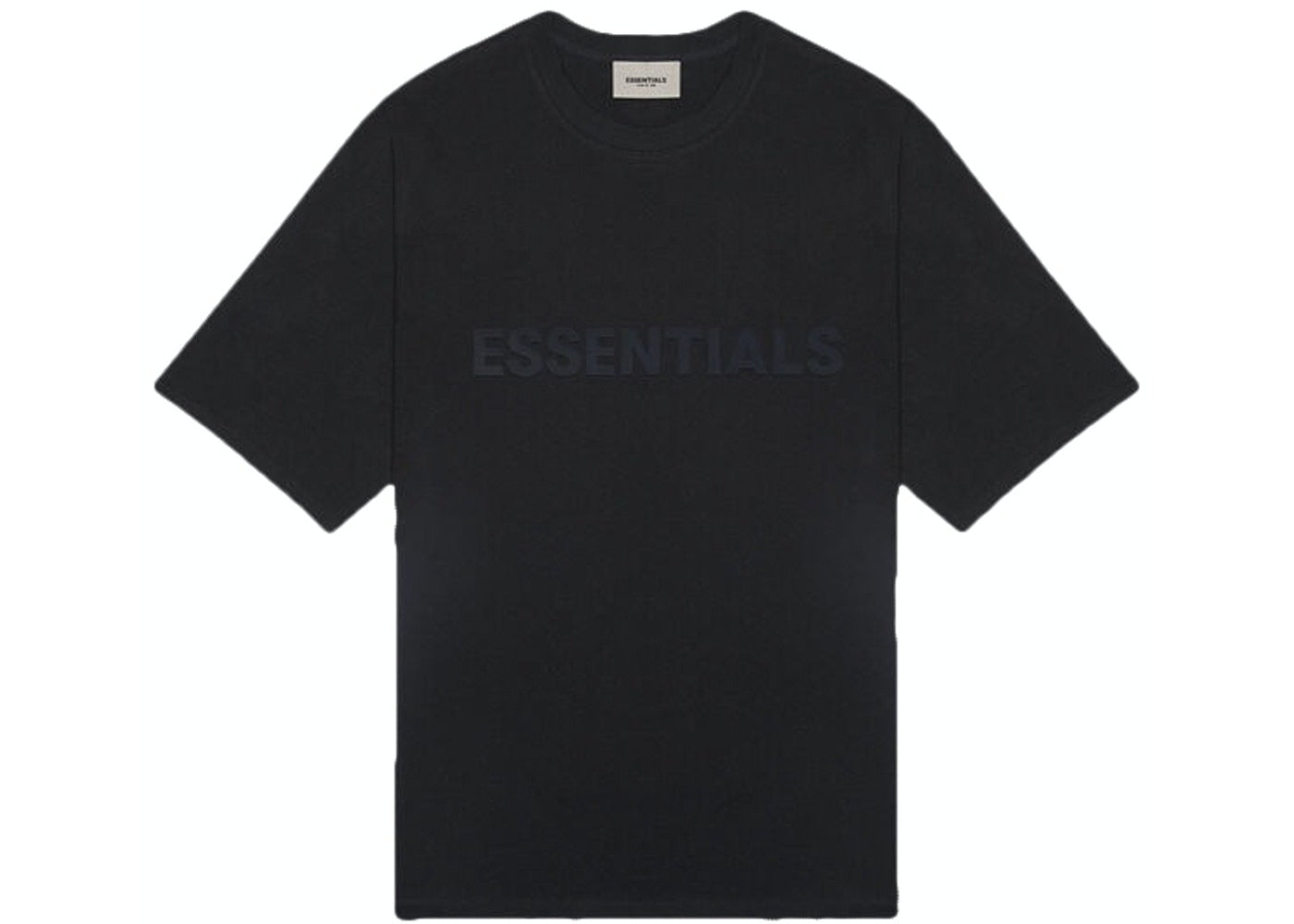 FOG ESSENTIALS 3D Silicon Applique Boxy T-Shirt Black