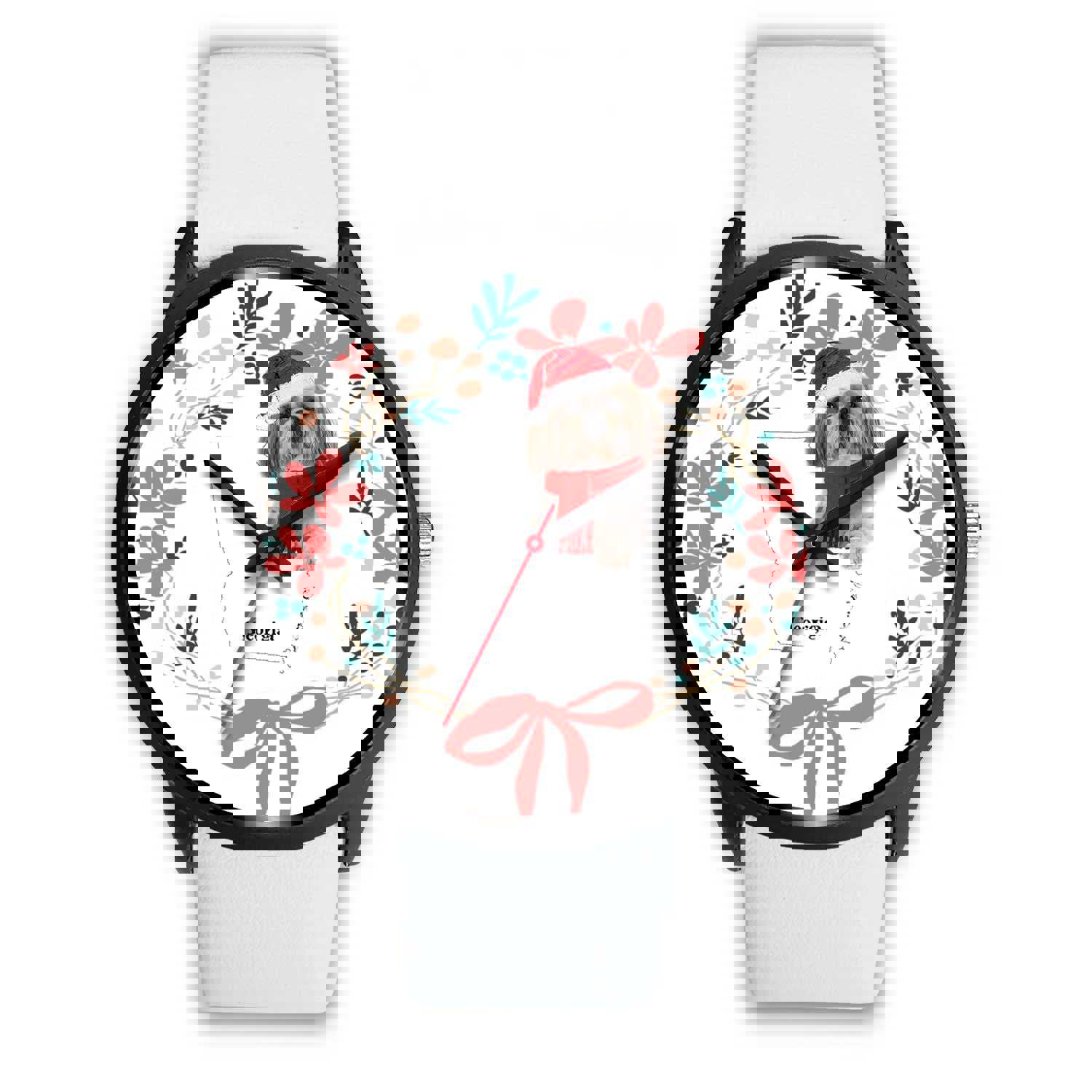 Shih Tzu Georgia Christmas Special Wrist Watch