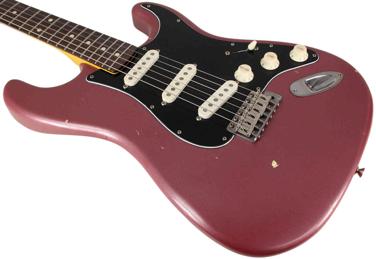Nash S-63 Guitar, Burgundy Mist Metallic, Light Aging