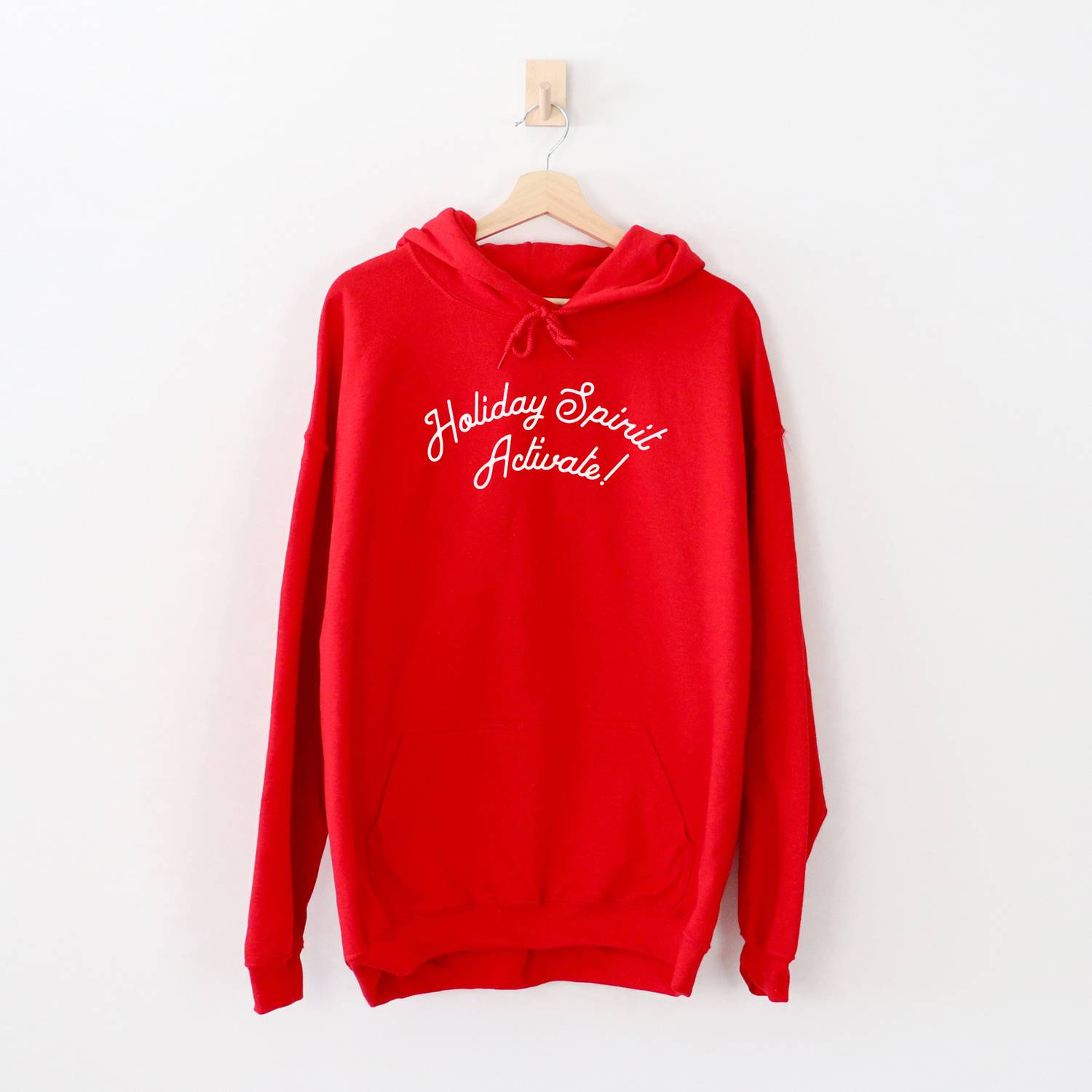 Holiday Spirit Activate - Red Gildan Hoodie