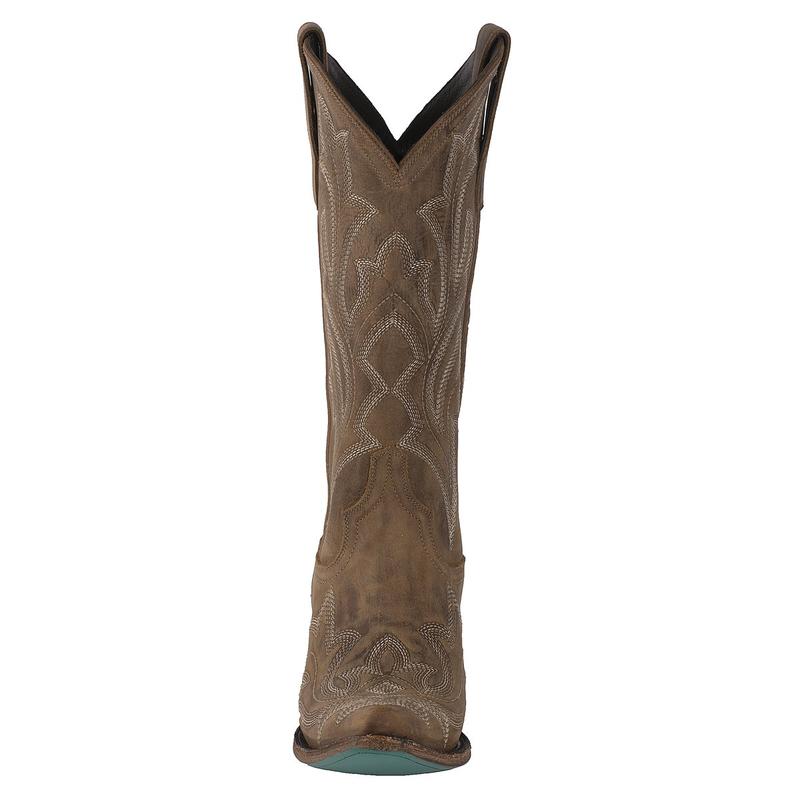 Lane Ladies Burnt Caramel Saratoga Western Boot